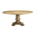 thumbnail image 3 of Modway Column 71" Round Pine Wood Dining Table in Brown, 3 of 6