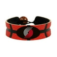 thumbnail image 1 of NBA Portland TrailBlazers Team Color Gamewear Leather Basketball Bracelet, 1 of 5