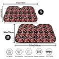 thumbnail image 3 of Haiem Rose Flowers Car Windshield Sun Shade - Blocks UV Rays Sun Visor Protector, Sunshade to Keep Your Vehicle Cool, Universal Fit SUV Van Sedan-Medium, 3 of 7
