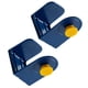 thumbnail image 1 of Ounissouiy 1 par de soportes para tapas de ollas, estantes para tapas de sartenes montados en la pared, organizador de cucharas de cocina de plástico, Almacenamiento y organización del hogar Azul, 1 of 6