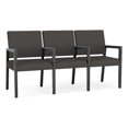 thumbnail image 1 of Pemberly Row Waiting Reception 3 Seat Tandem Seating Wood Frame in Gray, 1 of 5