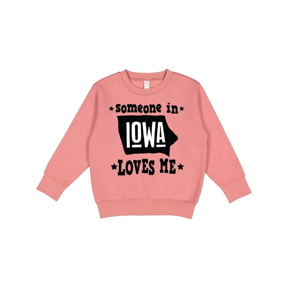 Inktastic Someone in Iowa Loves Me Souvenir Toddler Sweatshirt