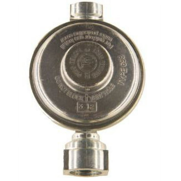 Cavagna Group Propane Regulator 69-A-890-0002 Without Shutoff Valve; Outlet Pressure 11 Inch WC Water Column; Single Stage; Not Approved For RV use; UL And CSA Listed; Single; Box Package