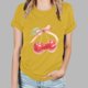 thumbnail image 5 of Blusas de Manga Corta para las Mujeres Divertida Impresión Cuello Redondo Camiseta Vintage, Blusas de Primavera para las Mujeres, 5 of 9