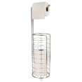 thumbnail image 1 of Home Basics TP41251 Porte-Papier Toilette avec Distributeur de Papier Hygiénique - Chrome, 1 of 1
