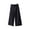 Black-09, variant on REALiKUN Womens Casual Loose Elastic Waist Cotton Trouser Cropped Wide Leg Pants Cotton Linen Pants
