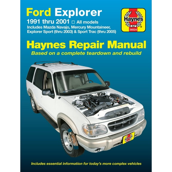 Pre-Owned Ford Explorer, Mazda Navajo & Mercury Mountaineer 1991-01, Explorer Sport 2000-03 & Explorer Sport Trac 2001-05 (Paperback) 1563925915 9781563925917