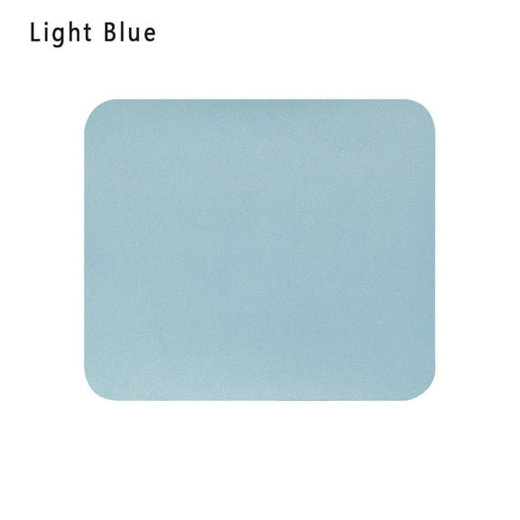 Home Office Computer Game Comfortable Mice Mat Anti-slip Mouse Pad Desk Cushion LIGHT BLUE 230 X 200 X 2MM