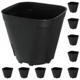 thumbnail image 1 of LOLIPPYY 10Pcs Plastic Nursery Pots Garden Pots Container for Plant Lovers, 1 of 6