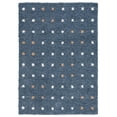 thumbnail image 2 of SAFAVIEH Calico Mattie Dot-Print Polyester Shag Area Rug, Blue/Ivory, 4' x 6', 2 of 8