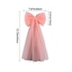 thumbnail image 3 of CaiYueKe Sheer Bow Curtain Tie Back Holder Home Decor Window Treatment Accessory for Wedding Party Holiday Decoration Valentines Day Bedroom Living Room Tulle Fabric Bowknot, 3 of 7