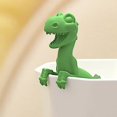 thumbnail image 2 of Green - 1 X Cute Animal Silicone Tea Infuser, Edible Silicone Tea Infuser, Dinosaur Shaped Tea Strainer, Funny Tea Strainer, Stirring Tea Infuser, 2 of 5