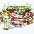 thumbnail image 4 of kusrkot 100pcs/lot Animal Dino Tree DIY Scene Model Kits Child Toy Playset, 4 of 9