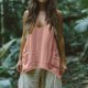 thumbnail image 2 of Vestidos Casuales Para Mujer, Blusas De Mujer De Moda Camisa de botones lisa de moda para mujer, blusa holgada con cuello en V para mujer, 2 of 6