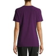 thumbnail image 3 of Scrubstar Women's Antimicrobial Premium Performance Tonal Contrast V-Neck Scrub Top, 3 of 7