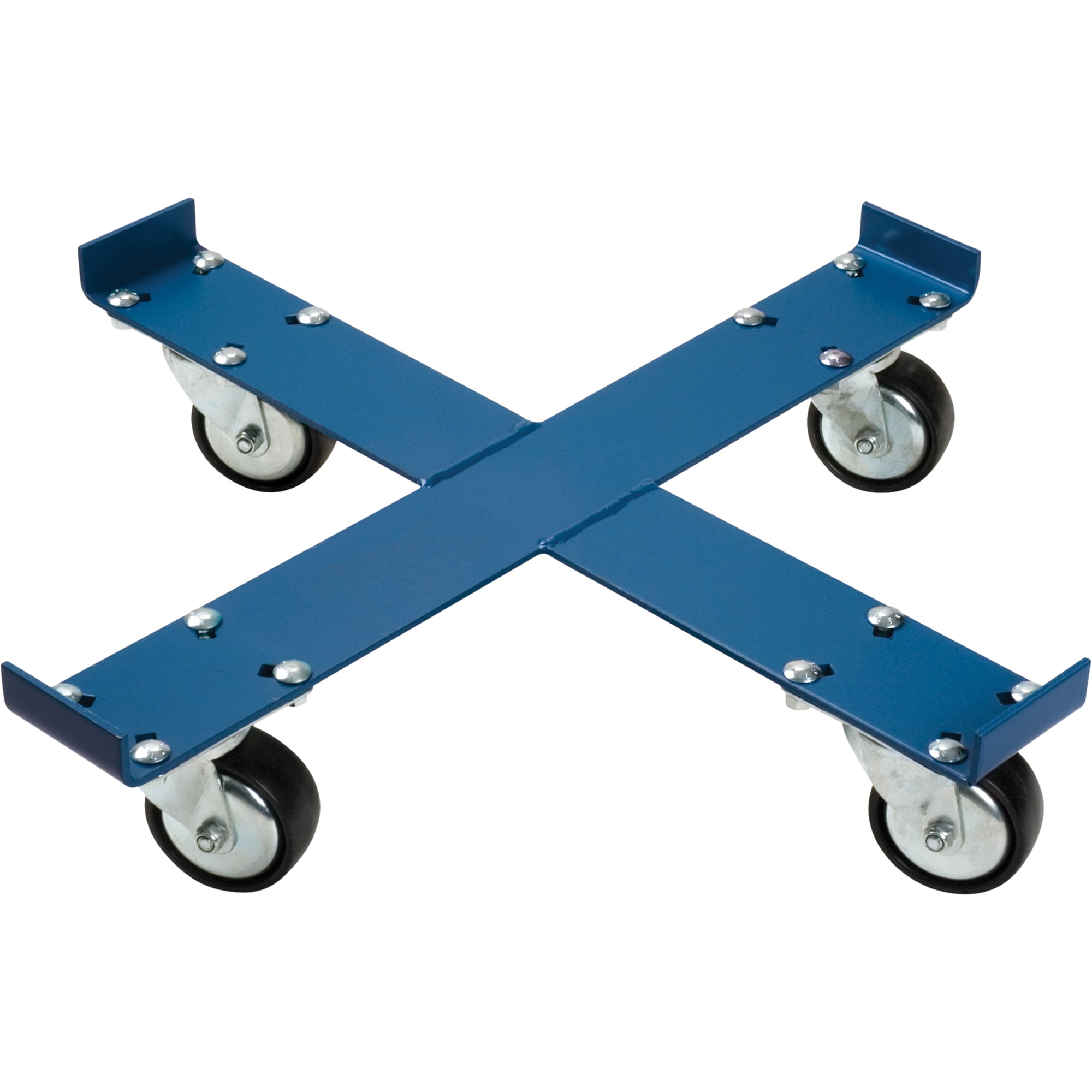 Kleton Steel XFramed Dolly, 4Inch Polyurethane Casters, 1500 lbs