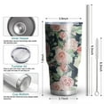 thumbnail image 6 of 30oz Pioneer Flower Tumblers Stainless Steel Tumbler with Lid and Straw,Vacuum Insulated Double Wall Travel Tumbler Cups Mug with Cleaning Brush for Coffee,Tea, 6 of 7