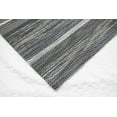 thumbnail image 2 of Dainty Home Multistripes Woven Textilene Reversible Rectangle Set of 6 Placemats in Silver, 2 of 4