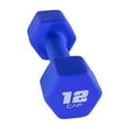 thumbnail image 3 of CAP, 12lb Neoprene Dumbbell, Blue, Single, 3 of 4