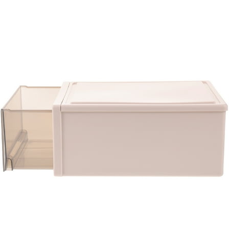 GOOHOCHY Large Organizers Clothes Storage Box Easy to Move Storage Box 30.7X24.5CM Brown