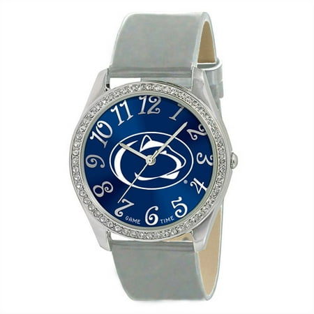 Game Time NCAA Women's Penn State Nittany Lions Glitz Watch, Silver