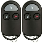 2 PACK KeylessOption Keyless Entry Remote Control key fob Replacement KOBUTA3T for 1995-2002 Nissan Infiniti Mercury Vehicles
