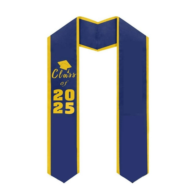 JJKBVCLO Event Party Supplies For Graduation Satin Sash With Shoulder Strap For Bachelor Gown Elegant Versatile 180x11.5 Cm Design