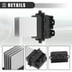 thumbnail image 4 of Resistencia del motor del ventilador del calentador del automóvil, resistencia del motor del ventilador HVAC, para Dodge Grand Caravan 2001-2005, plástico metálico, 4885482AC, tono plateado negro, 4 of 7
