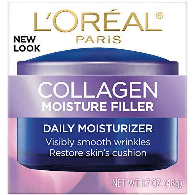  L'Oreal Paris Collagen Daily Face Moisturizer, Reduce