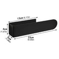 thumbnail image 3 of 1*Towel Rack Black Clearance! Ynlkorvg Hand Towel Holder Hand Towel Strip Self Adhesive Bathroom Towel Strip Affixed To Wall Stainless Steel Brush in Black Bathroom Kitchen Bedroom, Storage Rack, 3 of 9