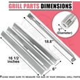 thumbnail image 2 of Quickflame Grill Replacement Parts for Napoleon Gas Grills LEX485/605/730 LE LD485 Series Grills S81001, Stainless Steel Heat Plates and Burner Tubes Set, Napoleon Grill Parts, 2 of 5