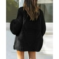 thumbnail image 4 of Sherrylily Women Chunky Cardigan Cable Knit Loose Open Front Sweaters Coat, 4 of 4