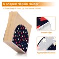 thumbnail image 5 of Yayeee Napkin Holder for Table Kitchen Paper Tissue Organization, Red Starry Pattern, 5 of 8