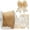 Gold/Gold, variant on Snowflake Glitter Wired Ribbon for Christmas Tree, Gift Wrapping, 2.5 Inch x 10 Yards Sheer Organza Ribbon with Glitter Snowflake Pattern for Crafts, Bows Making, Garlands