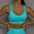 thumbnail image 2 of cfhntfmh High Impact Bras for Women Seamless Wirefree Push up Sports Bras High Supports Back Cutout Workout Athletic Bras, 2 of 5