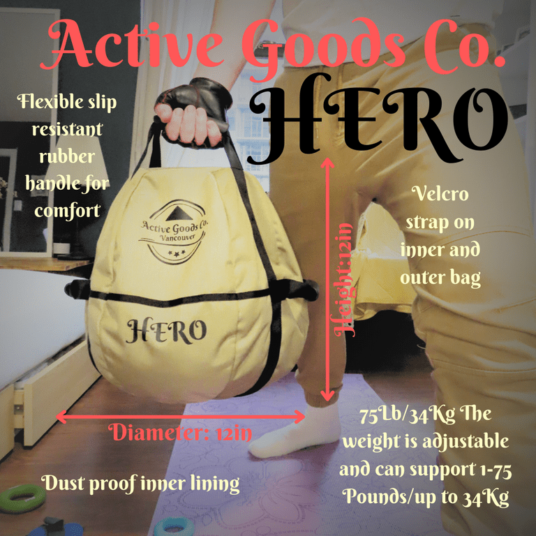 20Lb Kettlebell Sandbag for fitness workout and