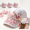 thumbnail image 5 of Mfakffe Breast Cancer Awareness Baseball Cap for Men Women Hummingbird October Support Hat Adjustable Casual Baseball Hat, 5 of 6