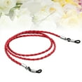 thumbnail image 5 of Zoyueyie Eyeglasses Holder Strap Cord Leather Eyeglasses String Holder Chain Necklace Glasses Cord Lanyard Eyeglass Retainer for Men Women Kids(Red), 5 of 6