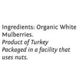 thumbnail image 4 of Food's Alive Unsweetened Dried White Mulberries, 8 oz Bag, 4 of 6