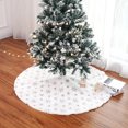 thumbnail image 1 of Falda redonda para árbol de Navidad con copos de nieve, 78/90/120CM, esponjosa para decoración navideña de invierno (multicolor, 78CM), 1 of 5