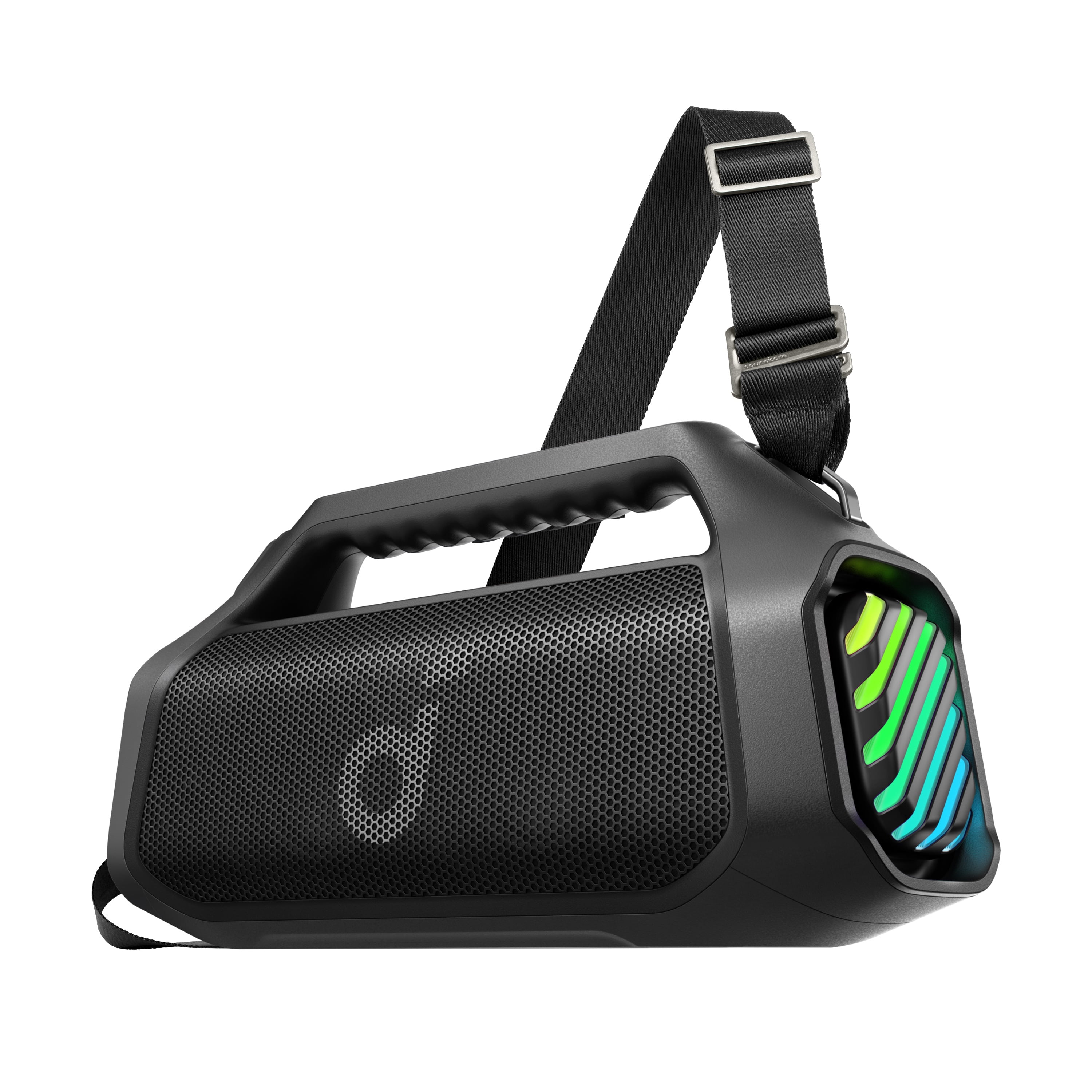 soundcore Boom 2 Pro by Anker Outdoor Bluetooth Speaker, Detachable Shoulder Strap, 140W, BassUp Technology, 20H Playtime, IPX68 Waterproof, AUX-In, Built-In Powerbank