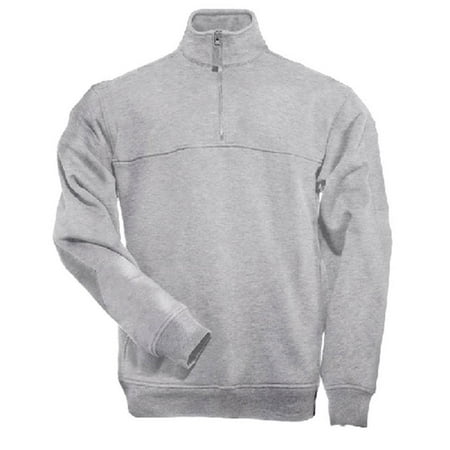 1/4 Zip Job Shirt X-Small - Regular Heather Grey