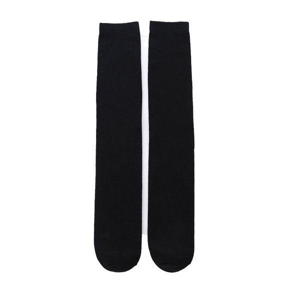 KYAIGUO 1 Pairs Kids Girls Solid Color Socks Toddler Winter Long Knee High Boot Silly Tall Socks 3-12Y