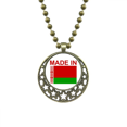 thumbnail image 1 of Pendentif Amour Pays de la Biélorussie Collier Chaîne Lune Bijou, 1 of 3