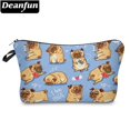 thumbnail image 2 of Deanfun-Bolsa de cosméticos con estampado de flores, neceser impermeable de alta calidad, estilo personalizado para viaje, 51491 Fivean unisex, 2 of 2