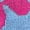 Blue, variant on Women'S Cap Sleeve Floral Short Sleeve Sweater Crew Neck Casual Knit Pullover Tops Green S