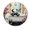 FFclock061, variant on ZXCXRQFa Desk Clocks Panda In The Bathtub Clock Wall Decor Battery Operated Floral Clocks Spring Wall Clocks Round Desk Clock 10 in Non Ticking Analog Bathroom Clocks