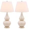 thumbnail image 2 of Safavieh Lampe Double Gourde Cybil (Ensemble de 2) en Blanc, 2 of 2