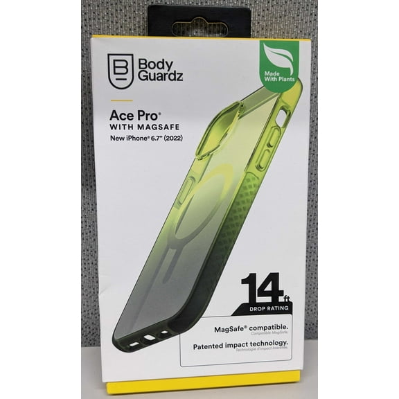 BodyGuardz Intensity Ombre Ace Pro MagSafe Case - iPhone 14 Plus Green