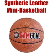 RAMGOAL Adjustable Indoor Mini Basketball Hoop and Ball, Wall-Mounted, Durable Breakaway Rim